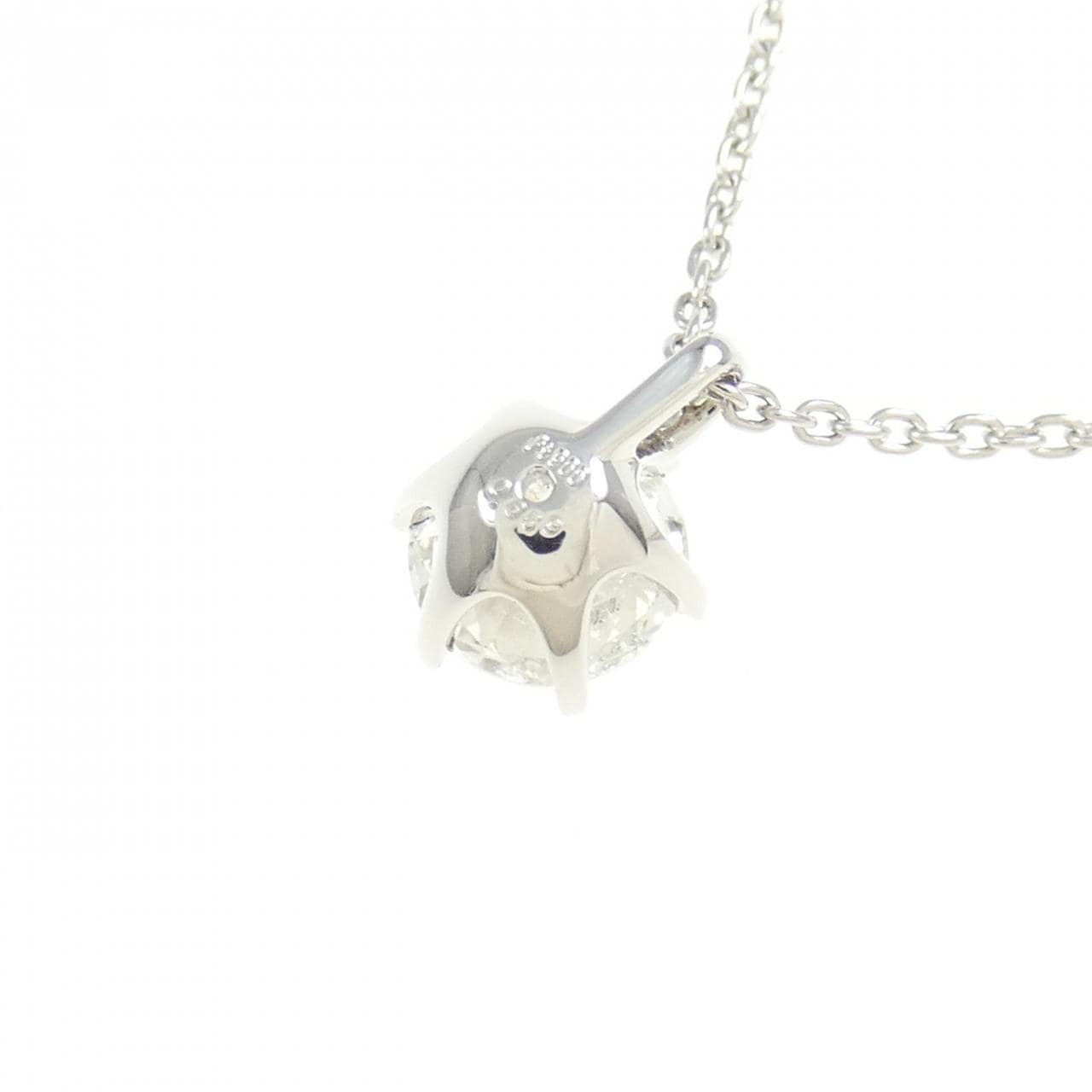 【リメイク】PT900/PT850 ダイヤモンド ネックレス 0.659CT H I1 VG