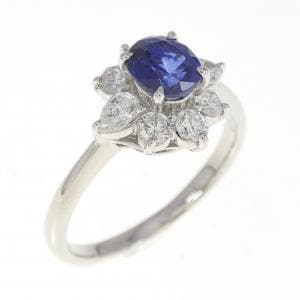 PT900 サファイヤ リング 0.907CT