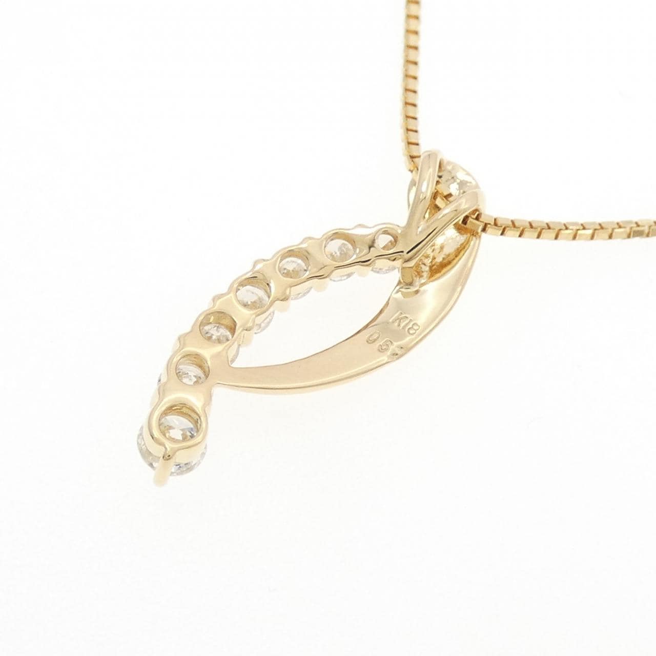 K18YG ダイヤモンド ネックレス 0.50CT