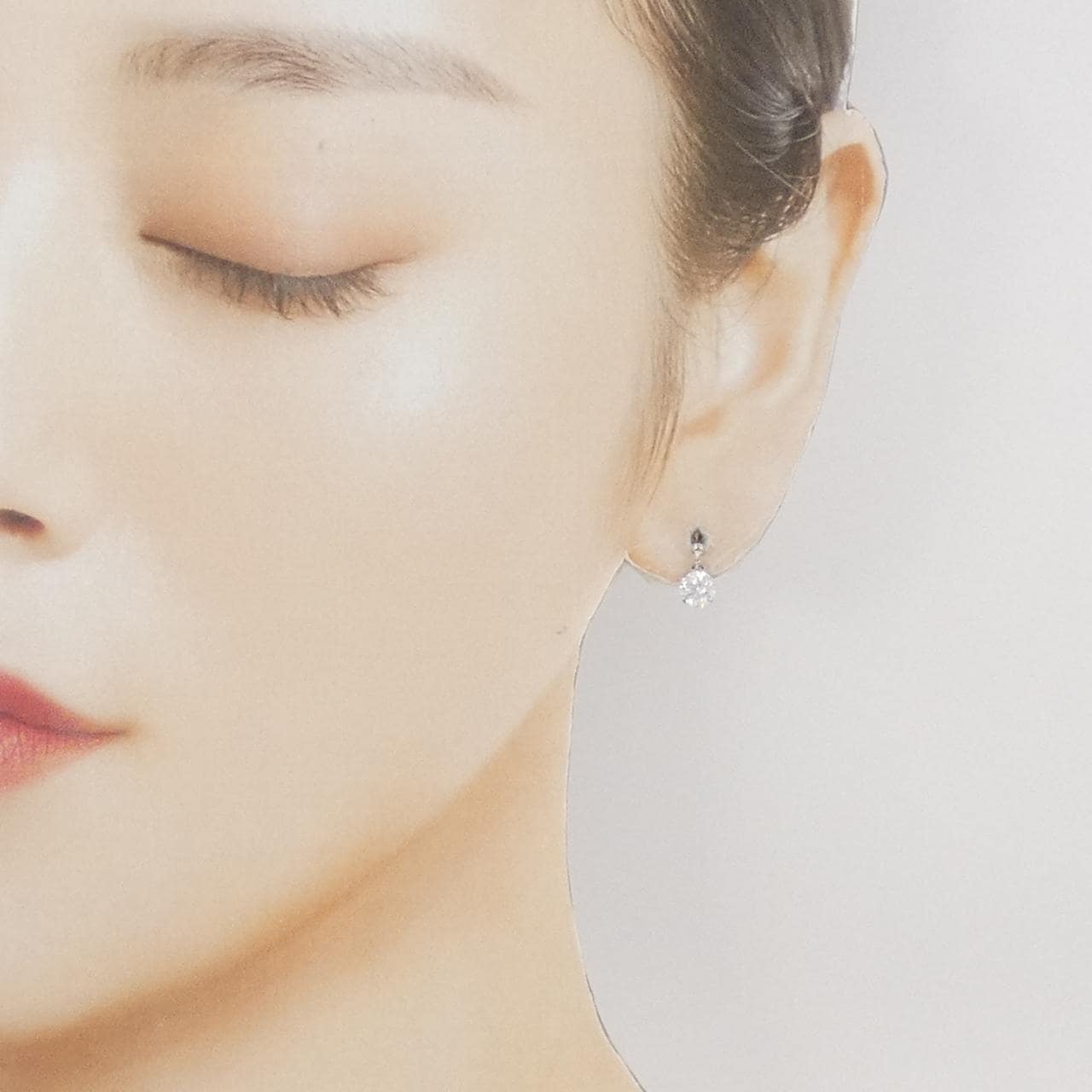 【新品】PT900 キュービック ピアス