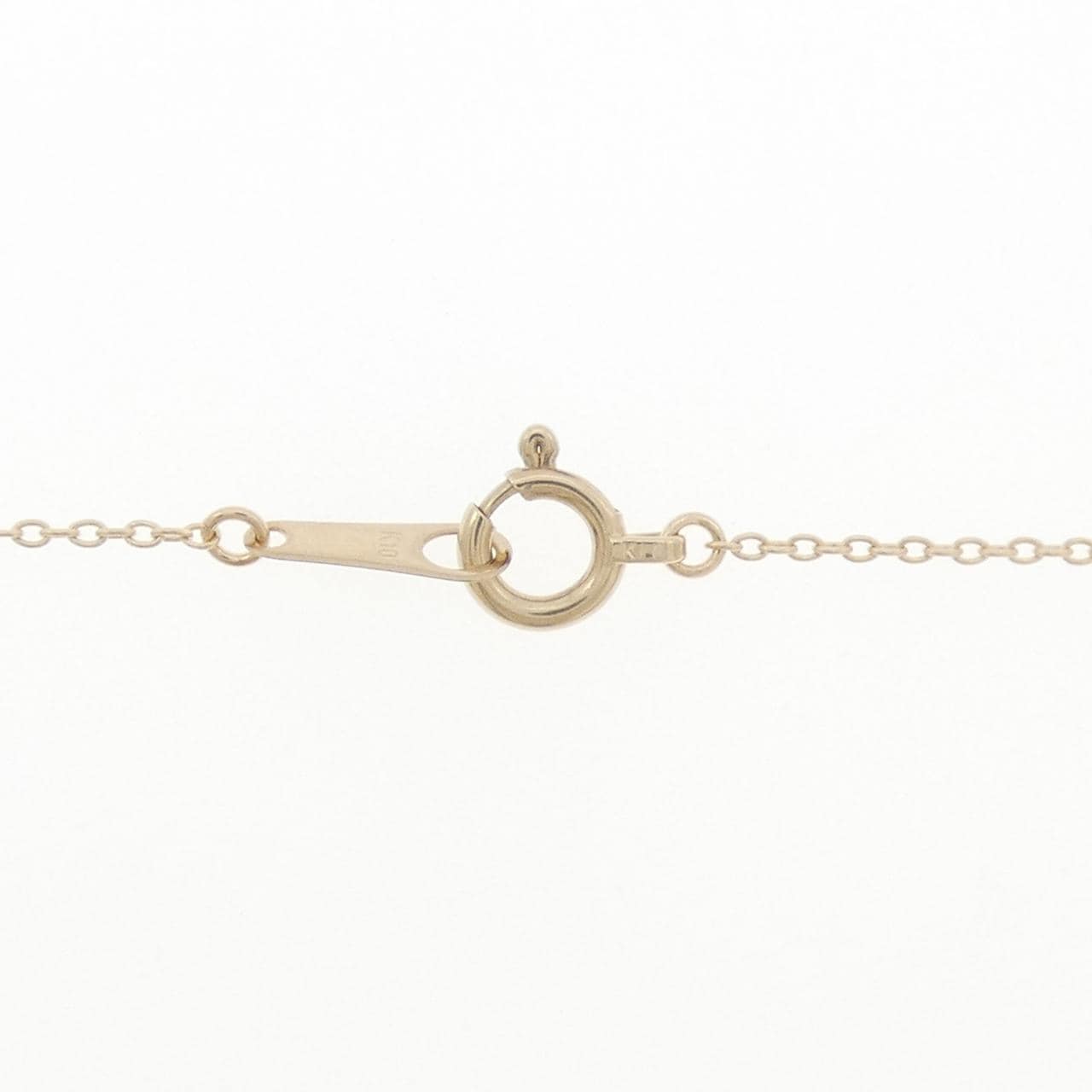 【リメイク】K10YG ホースシュー ダイヤモンド ネックレス 0.15CT