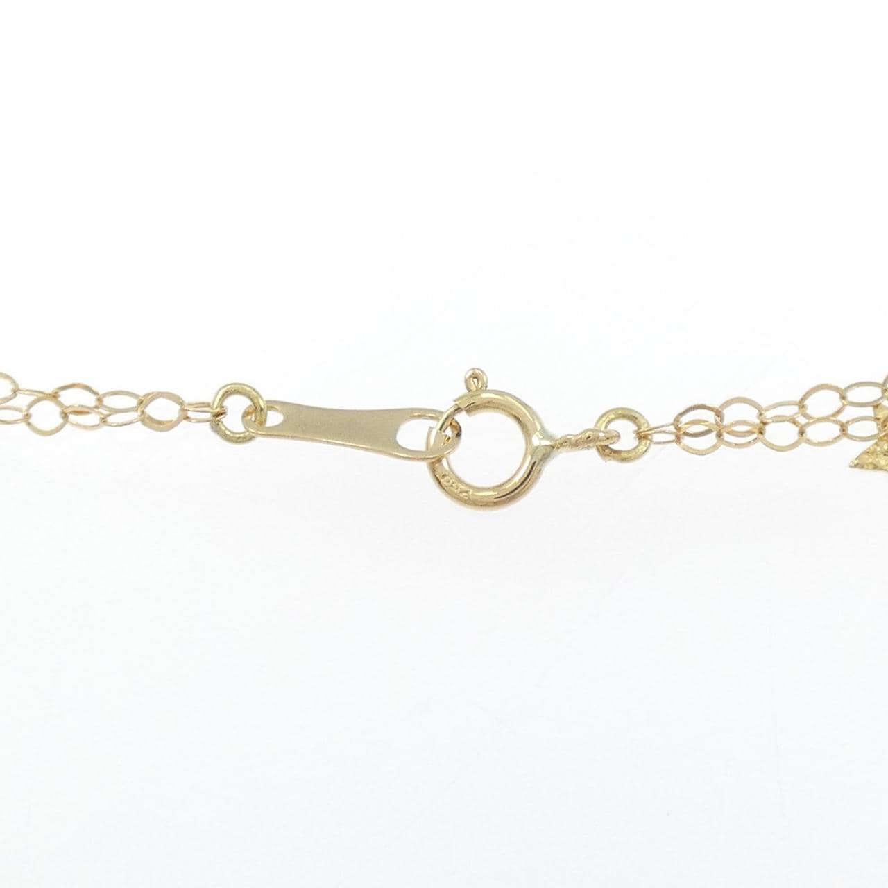 K18YG クロス×スター キュービック ブレスレット