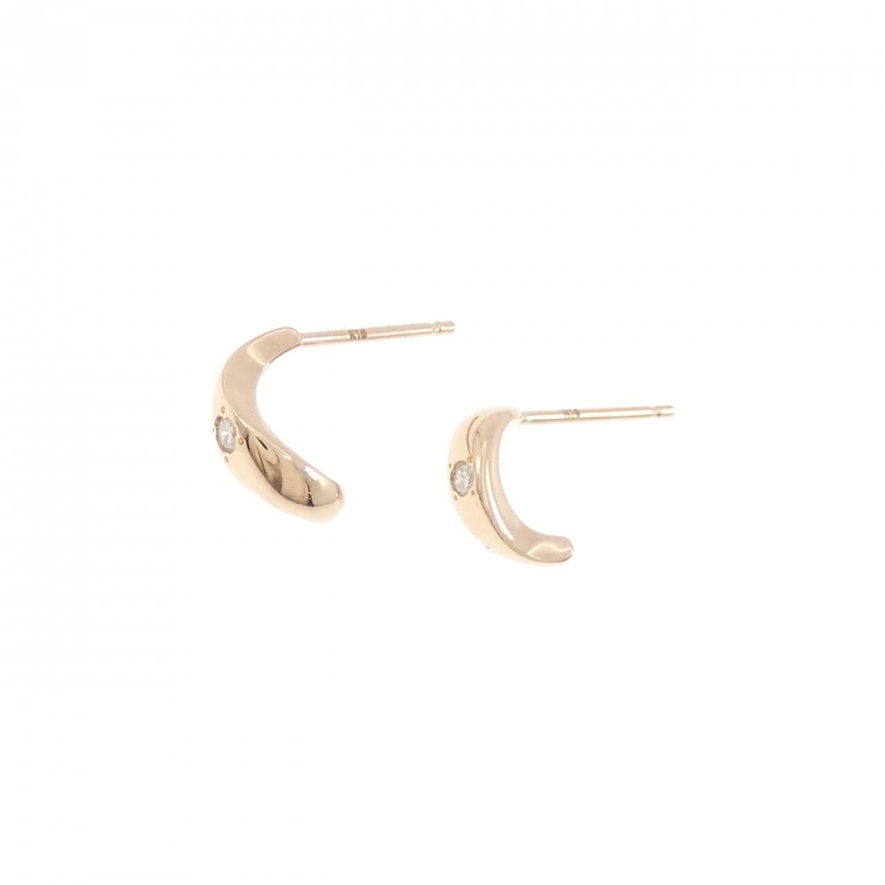 K18PG ダイヤモンド ピアス