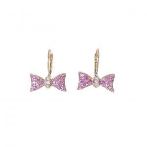 ポンテヴェキオ リボン ピアス 0.54CT