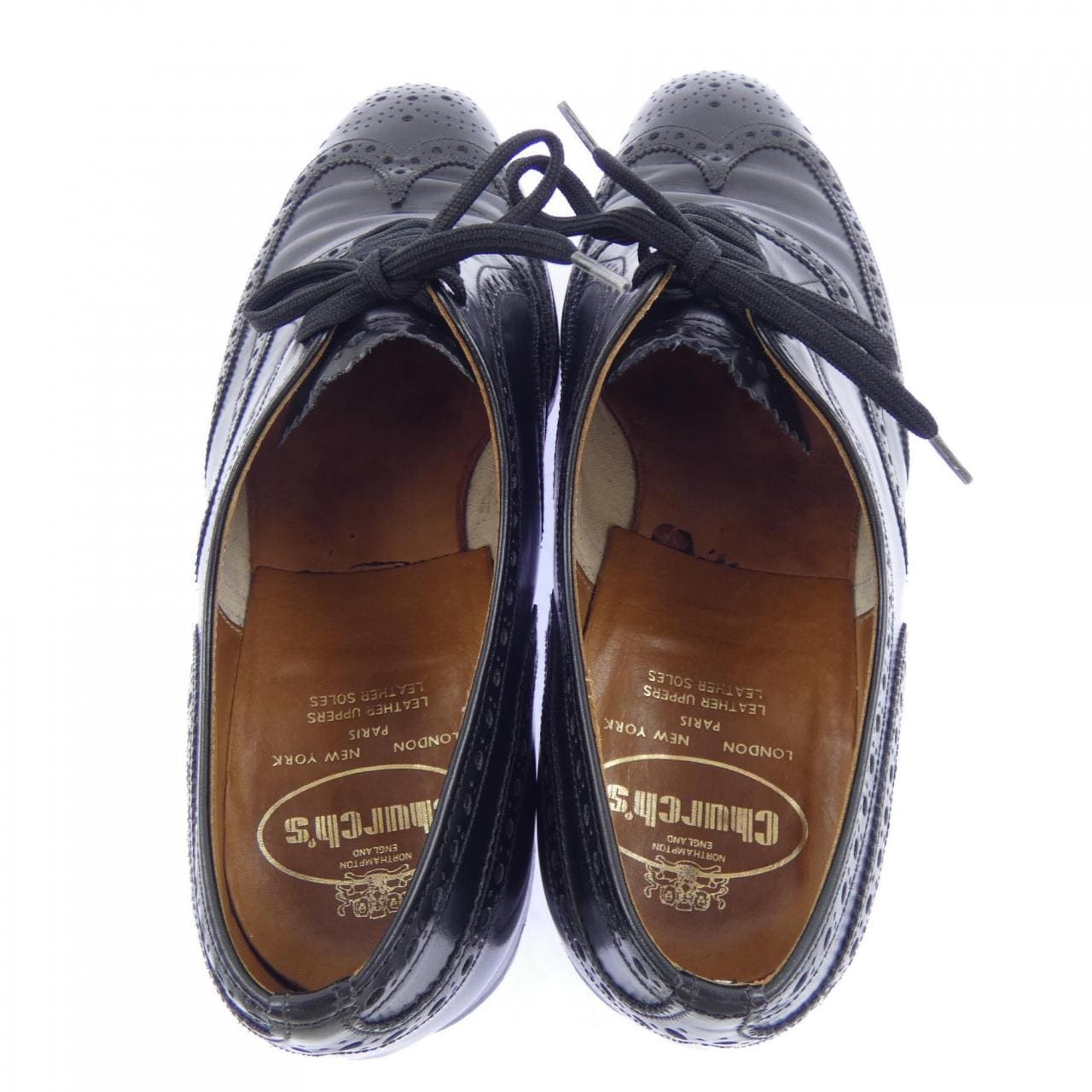 チャーチ CHURCH'S BLACK BOOKBINDER シューズ