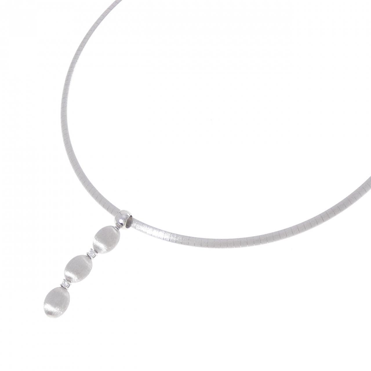 ナニス 750WG ネックレス 0.09CT