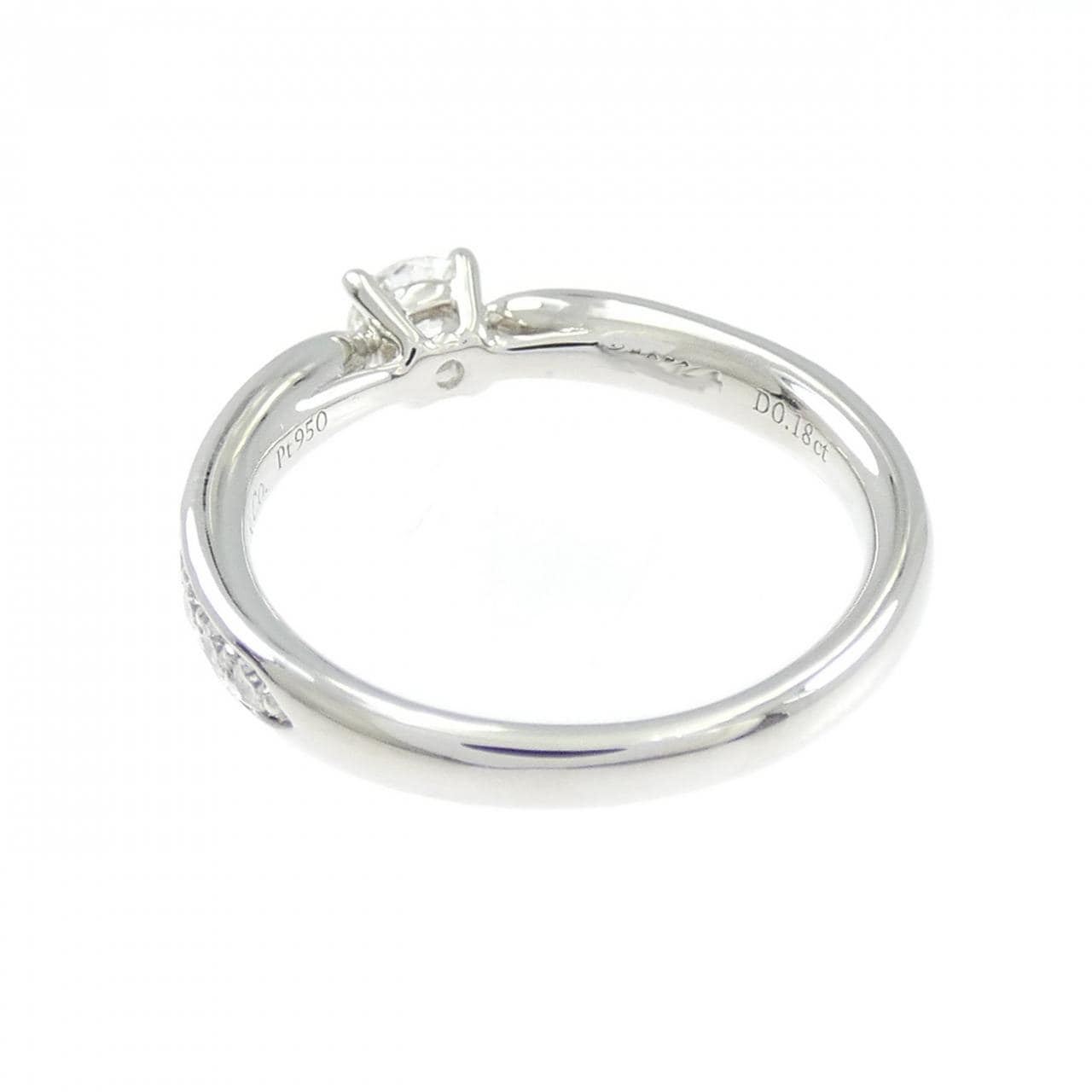 ティファニー ハーモニー リング 0.18CT F SI1 3EXT