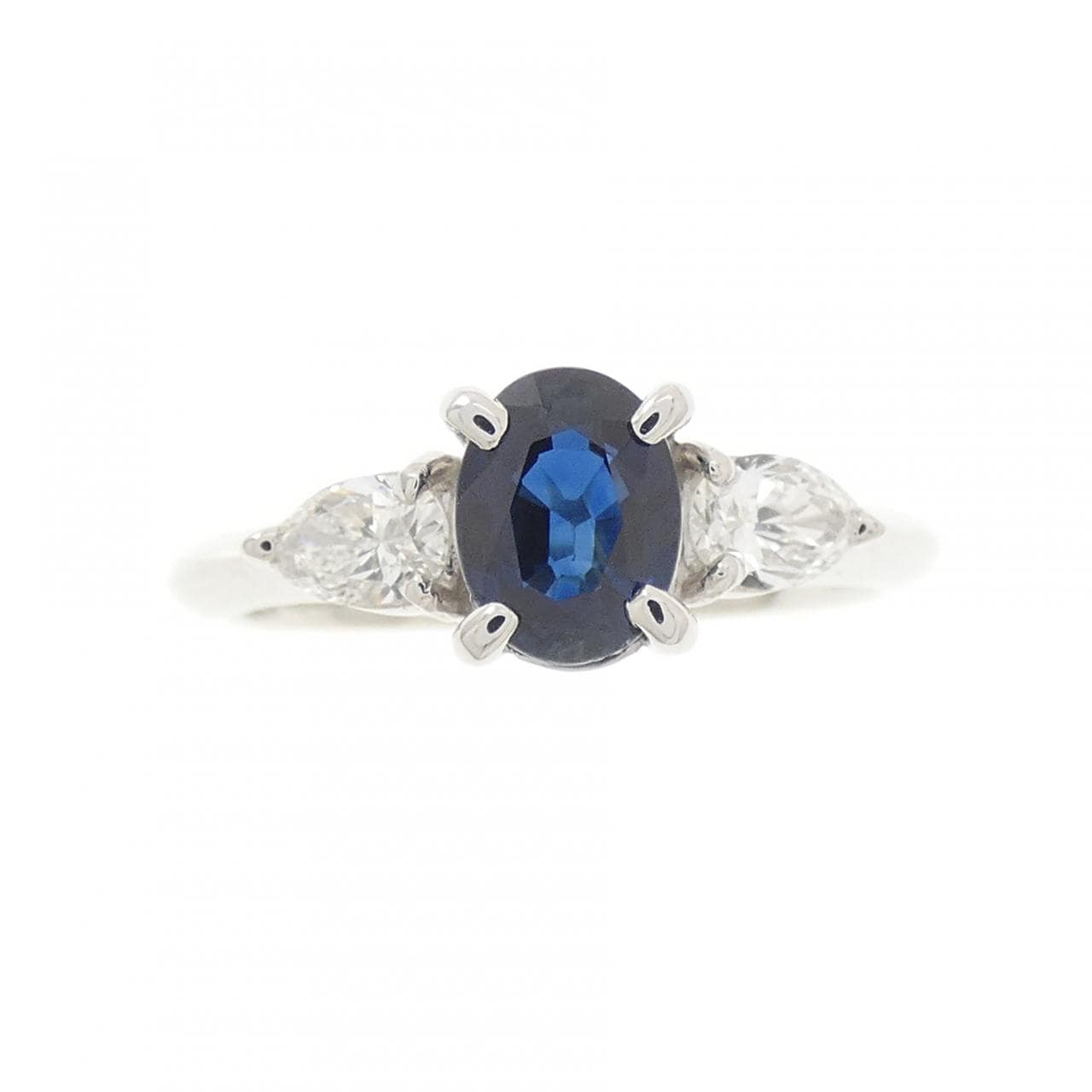 PT950 サファイヤ リング 0.92CT