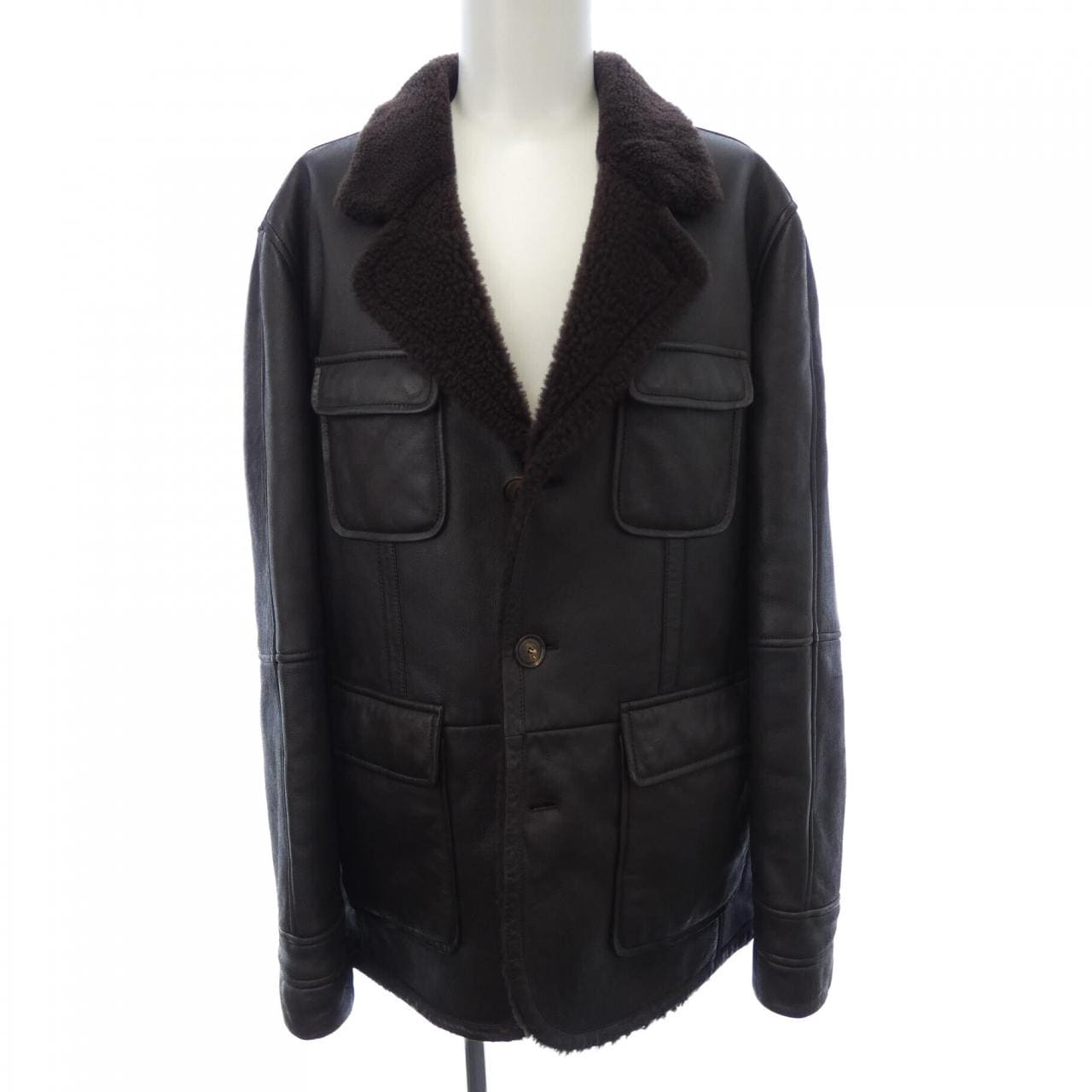 BRUNELLO CUCINELLI CUCINELLI 羊皮夾克