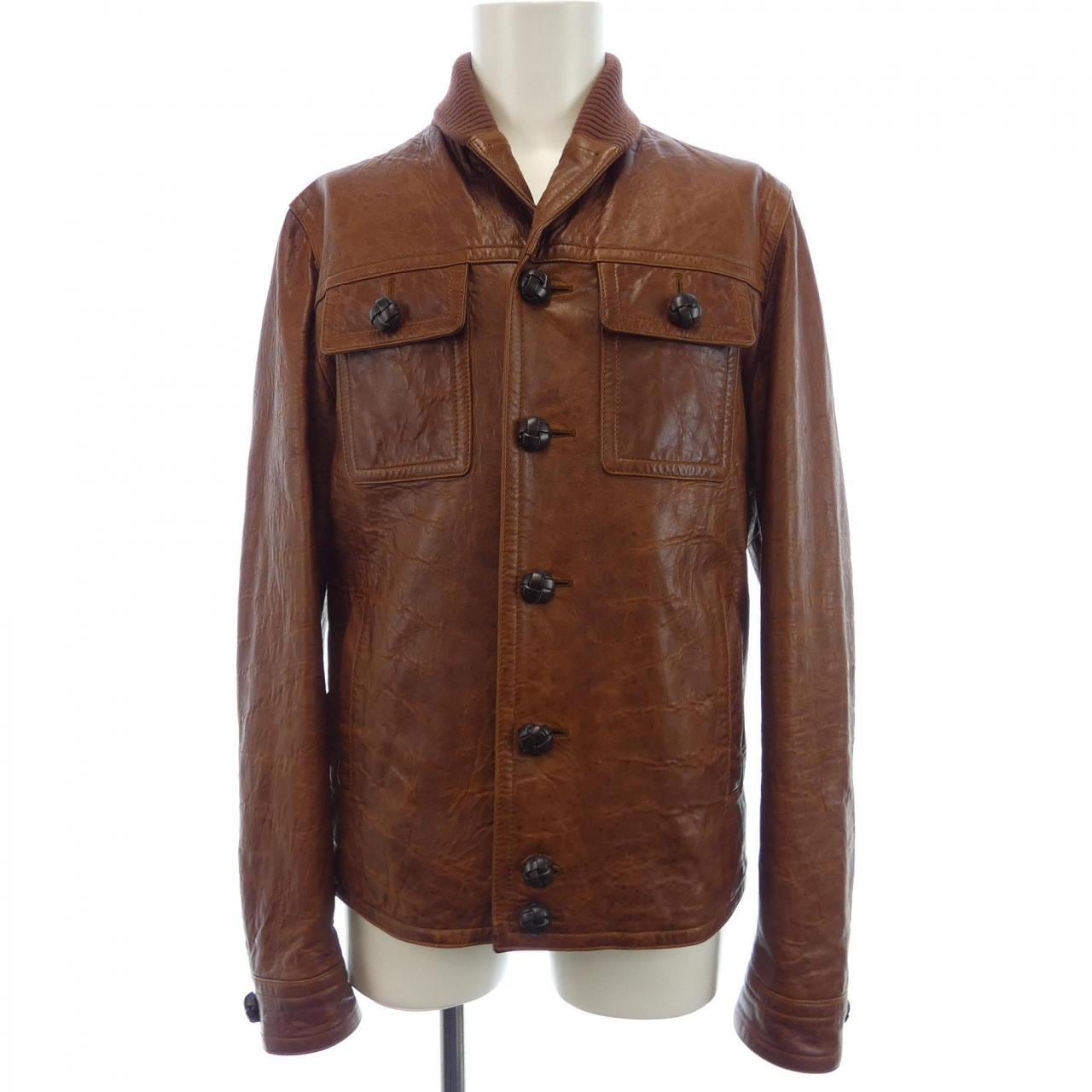 グッチ GUCCI 474055-XG424 レザージャケット