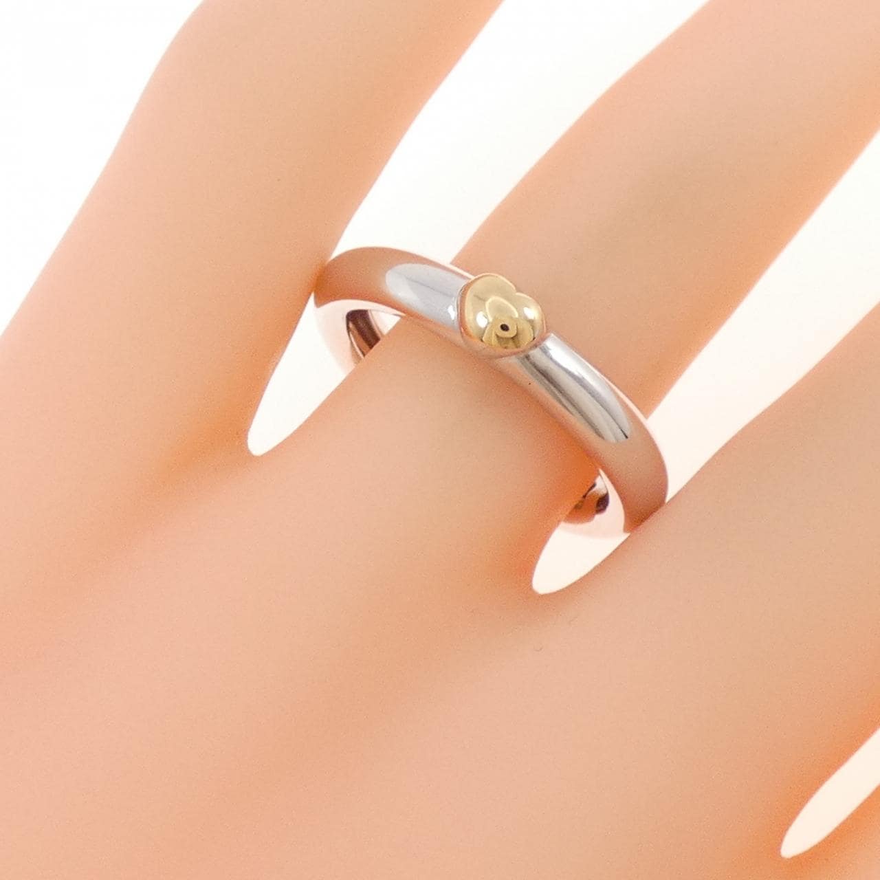 ティファニー 750WG/750YG リング