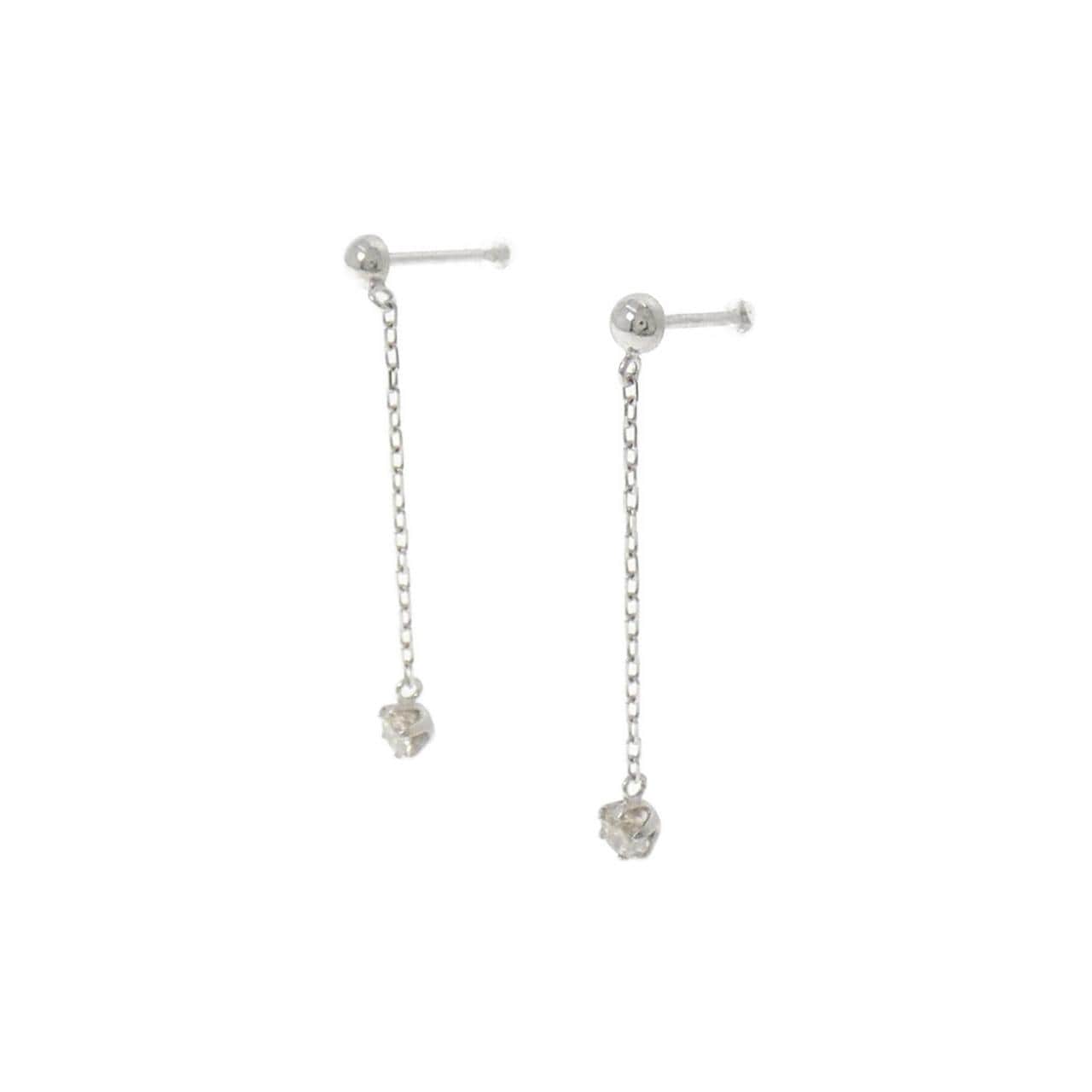 [新品] PT900鑽石耳環 0.15CT