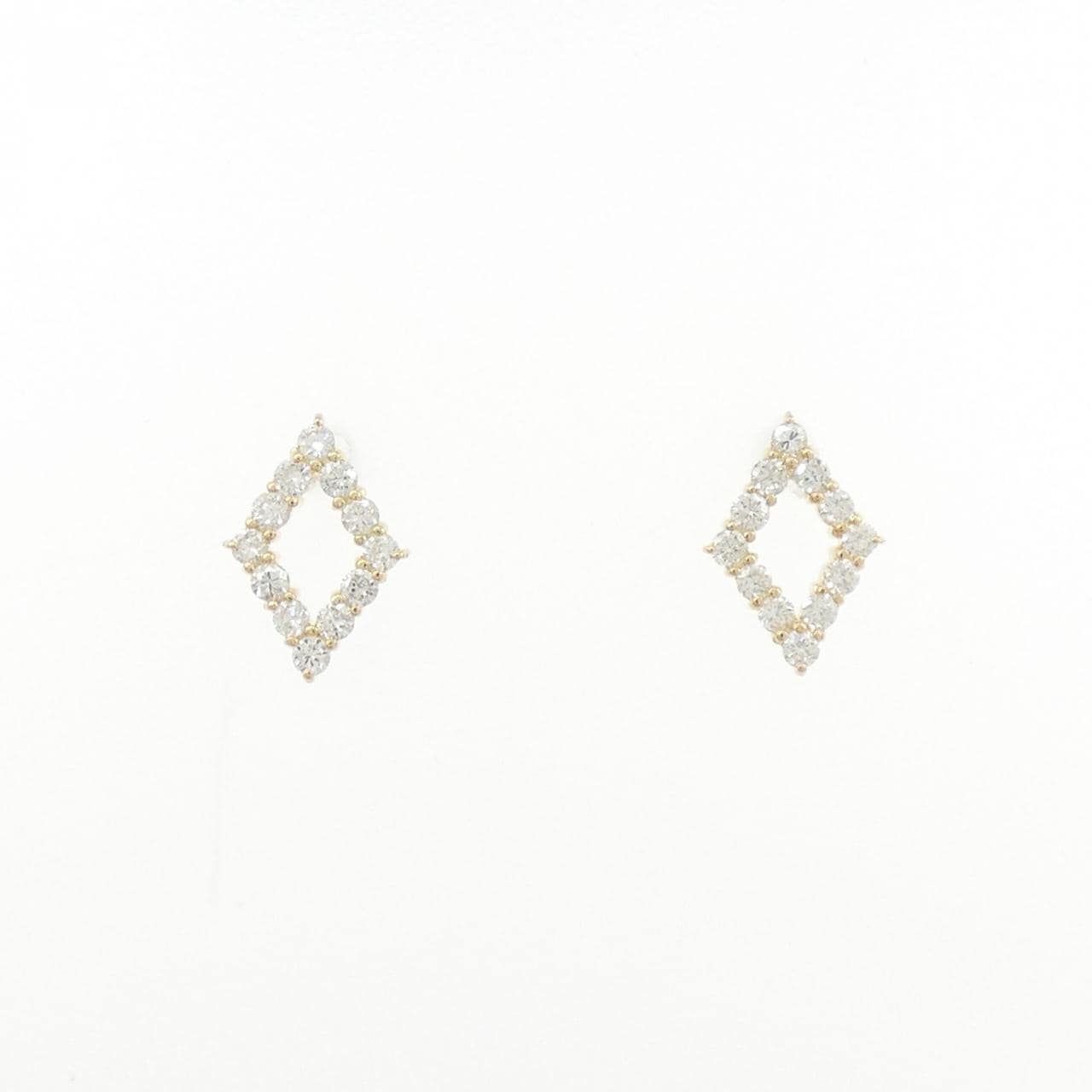【リメイク】K18YG ダイヤモンド ピアス 0.20CT
