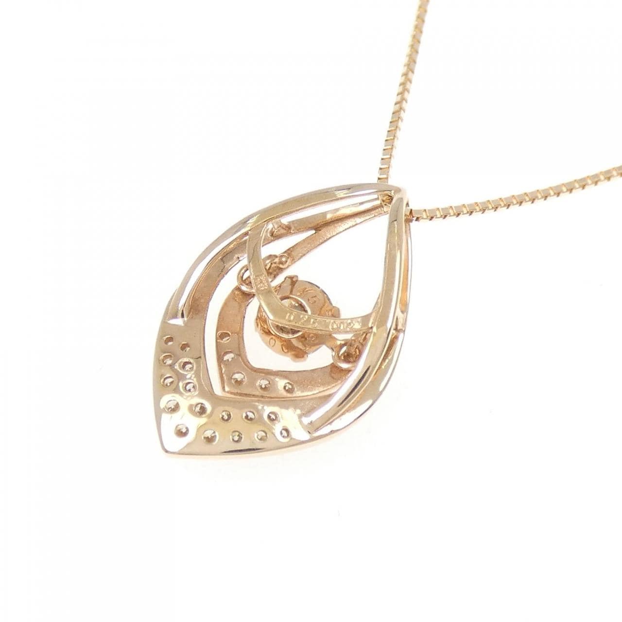 K18PG ダイヤモンド ネックレス 0.25CT