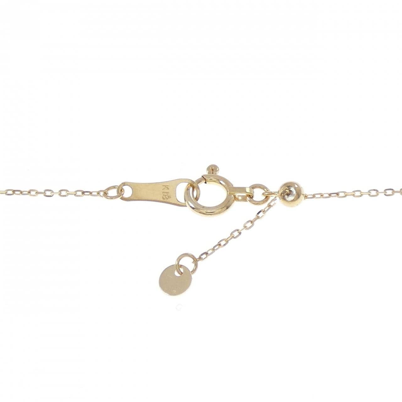 K18YG ソリティア ダイヤモンド ネックレス 0.302CT