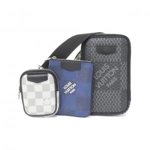 ルイヴィトン ダミエ グラフィット 3D モジュラブル ポーチ N60447 ショルダーバッグ