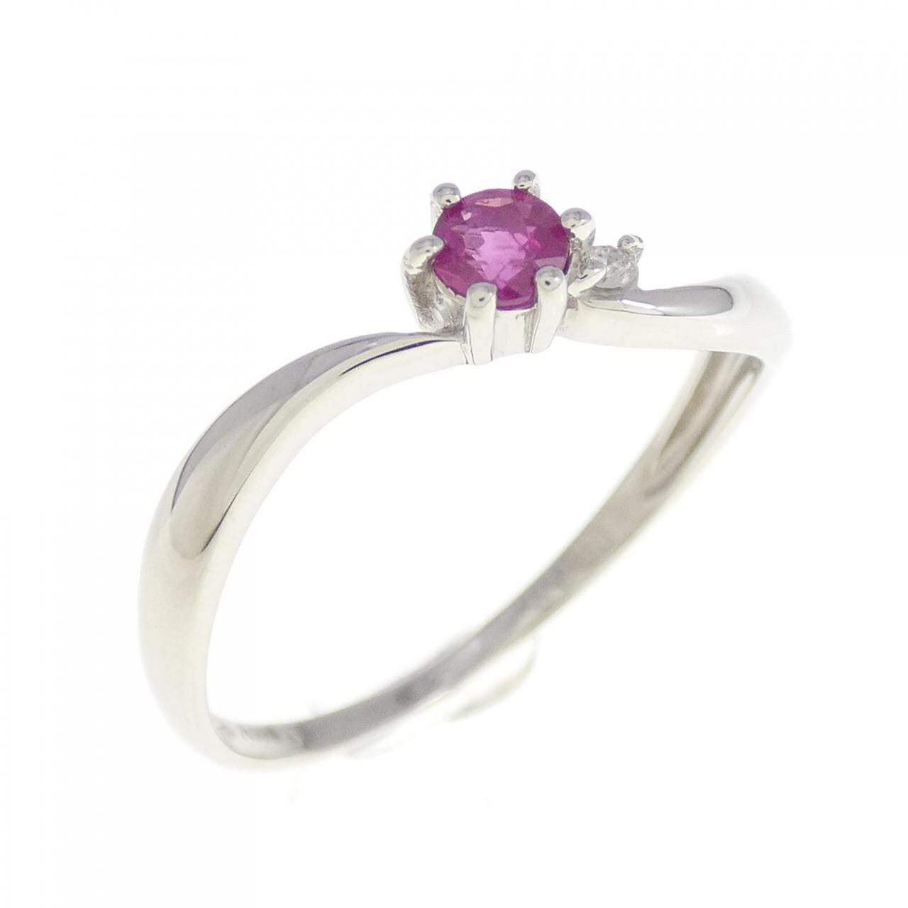 PT ルビー リング 0.15CT-