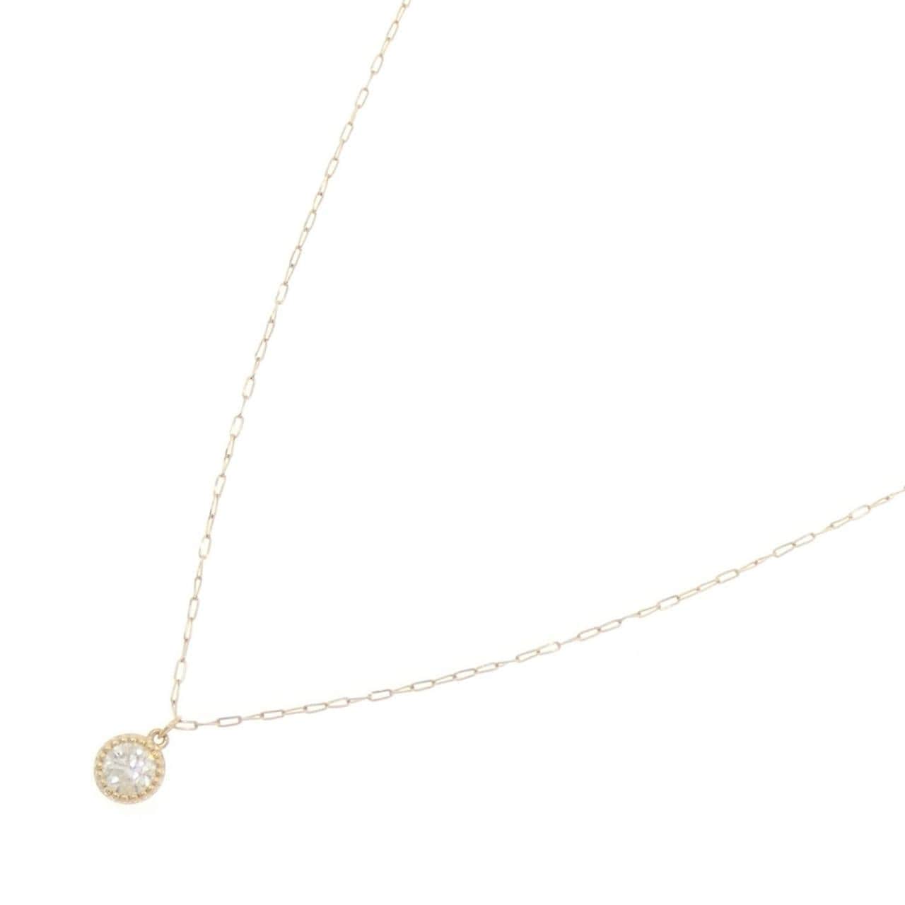 アガット ダイヤモンド ネックレス 0.15CT