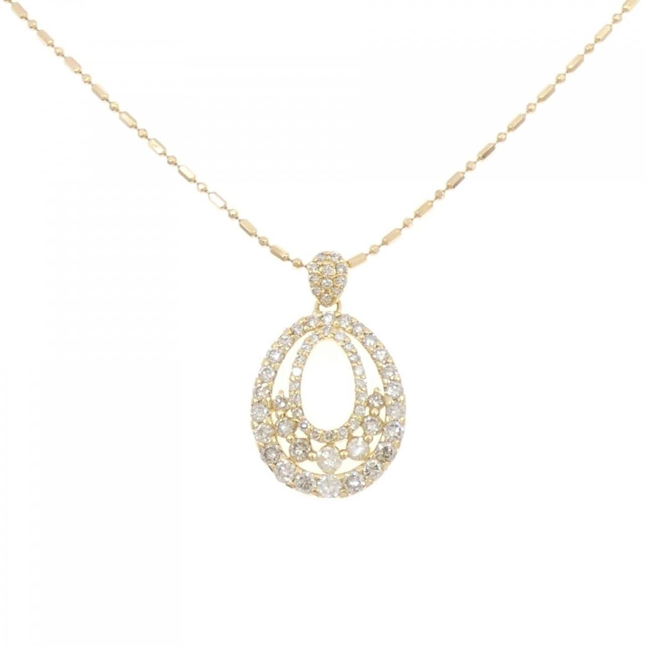 K18YG ダイヤモンド ネックレス 2.00CT
