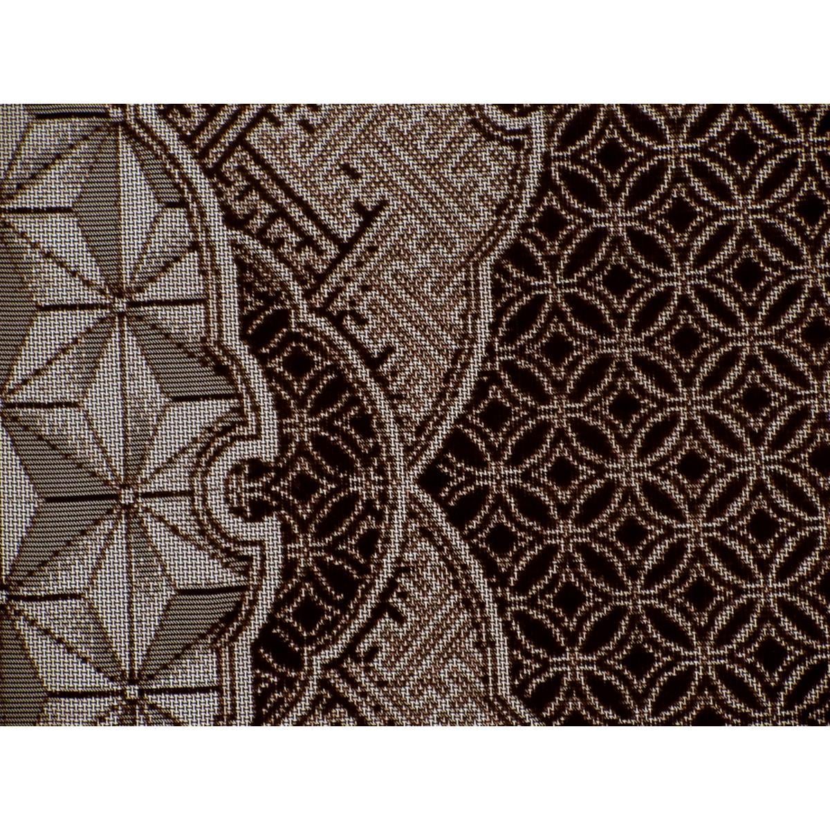 【未使用品】紬　九マルキ　証紙付【本場奄美大島紬】