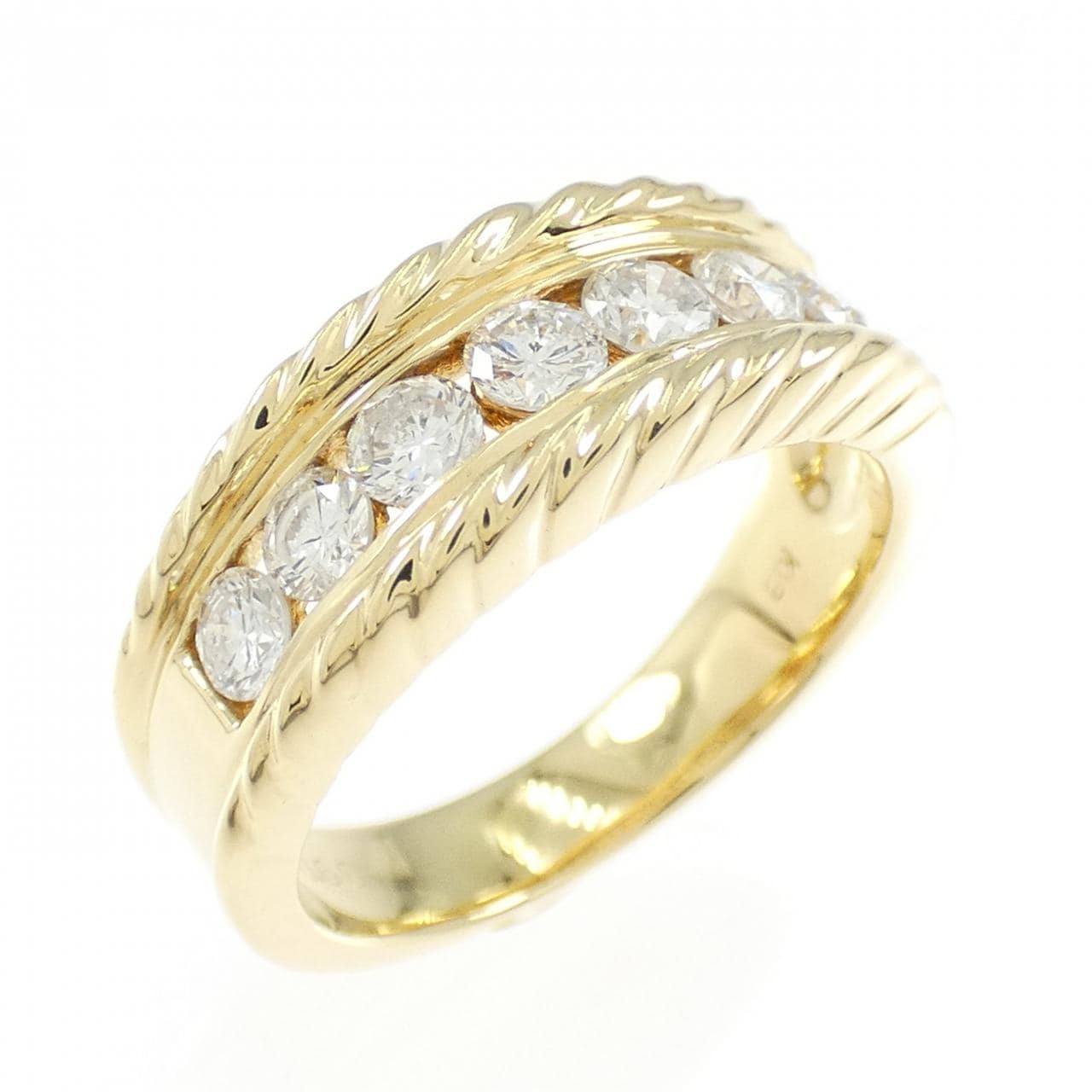 K18YG ダイヤモンド リング 0.68CT