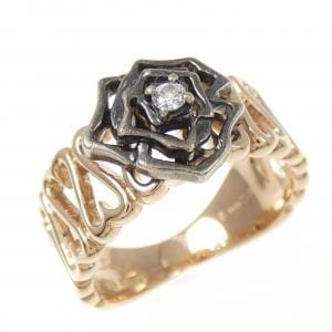 K18PG/K18BG ダイヤモンド リング 0.034CT