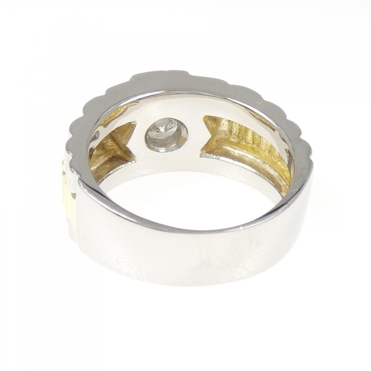 PT900/K18YG ダイヤモンド リング 0.63CT