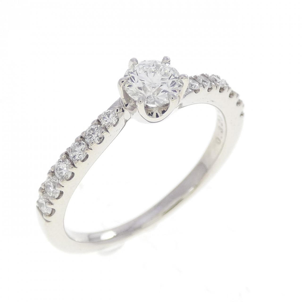 PT950 ダイヤモンド リング 0.320CT E VVS1 3EXT H＆C