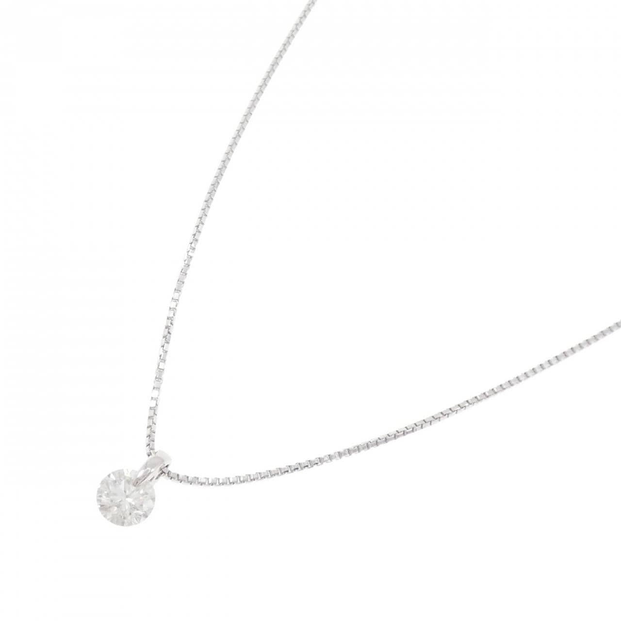 PT900/PT850 ソリティア ダイヤモンド ネックレス 1.019CT