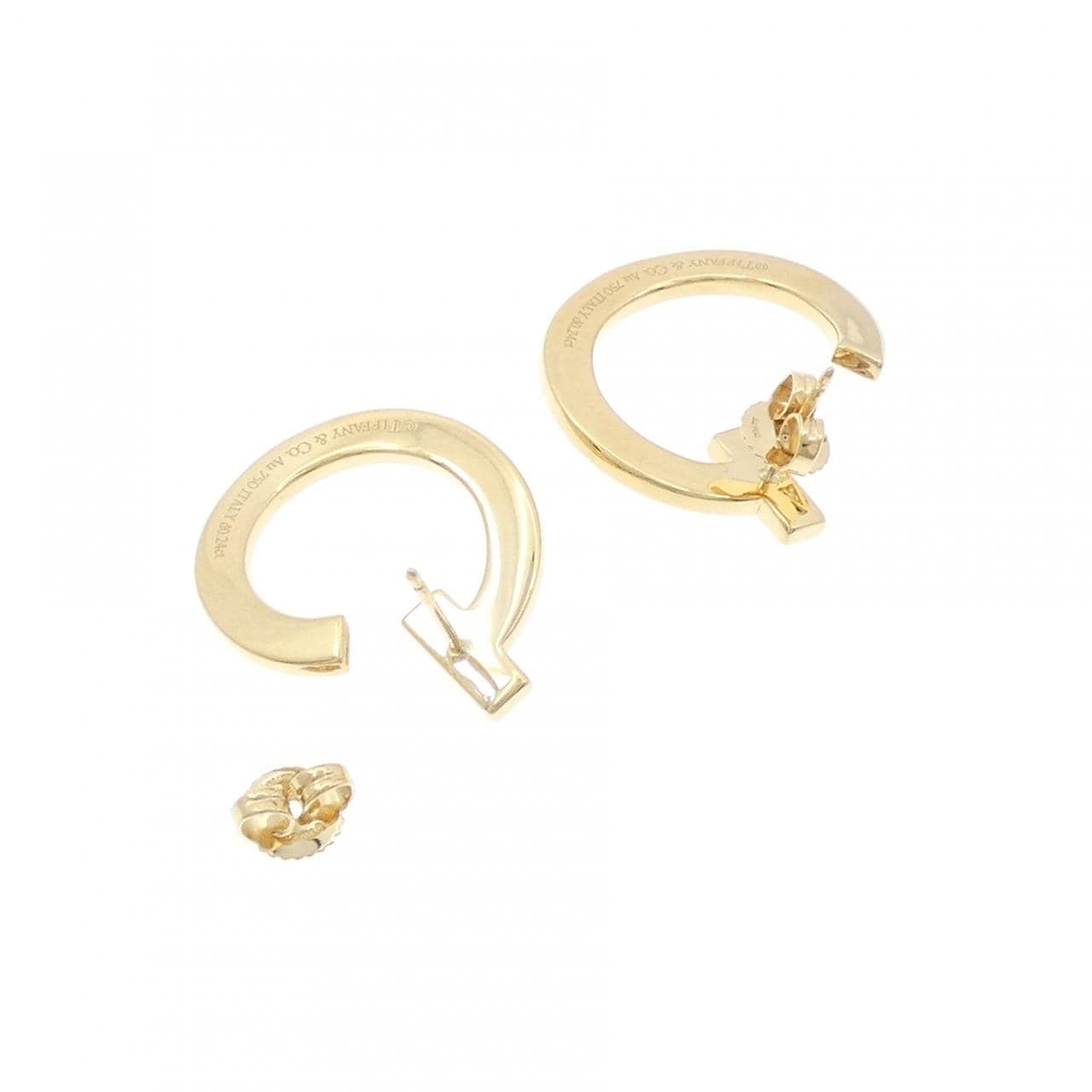 ティファニー Tワン ピアス 0.48CT