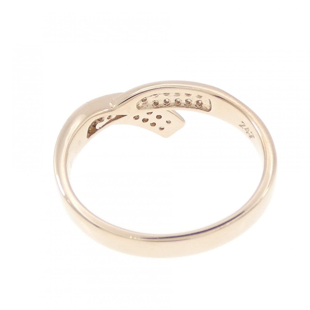 K18PG ダイヤモンド リング 0.21CT