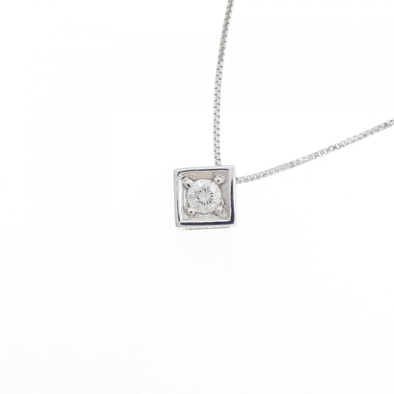 K10WG ダイヤモンド ネックレス 0.07CT