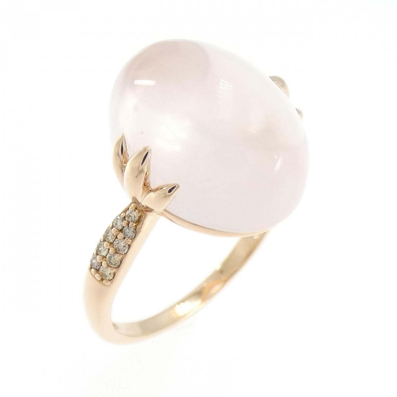 ジーエスティービー ローズクオーツ リング 9.60CT