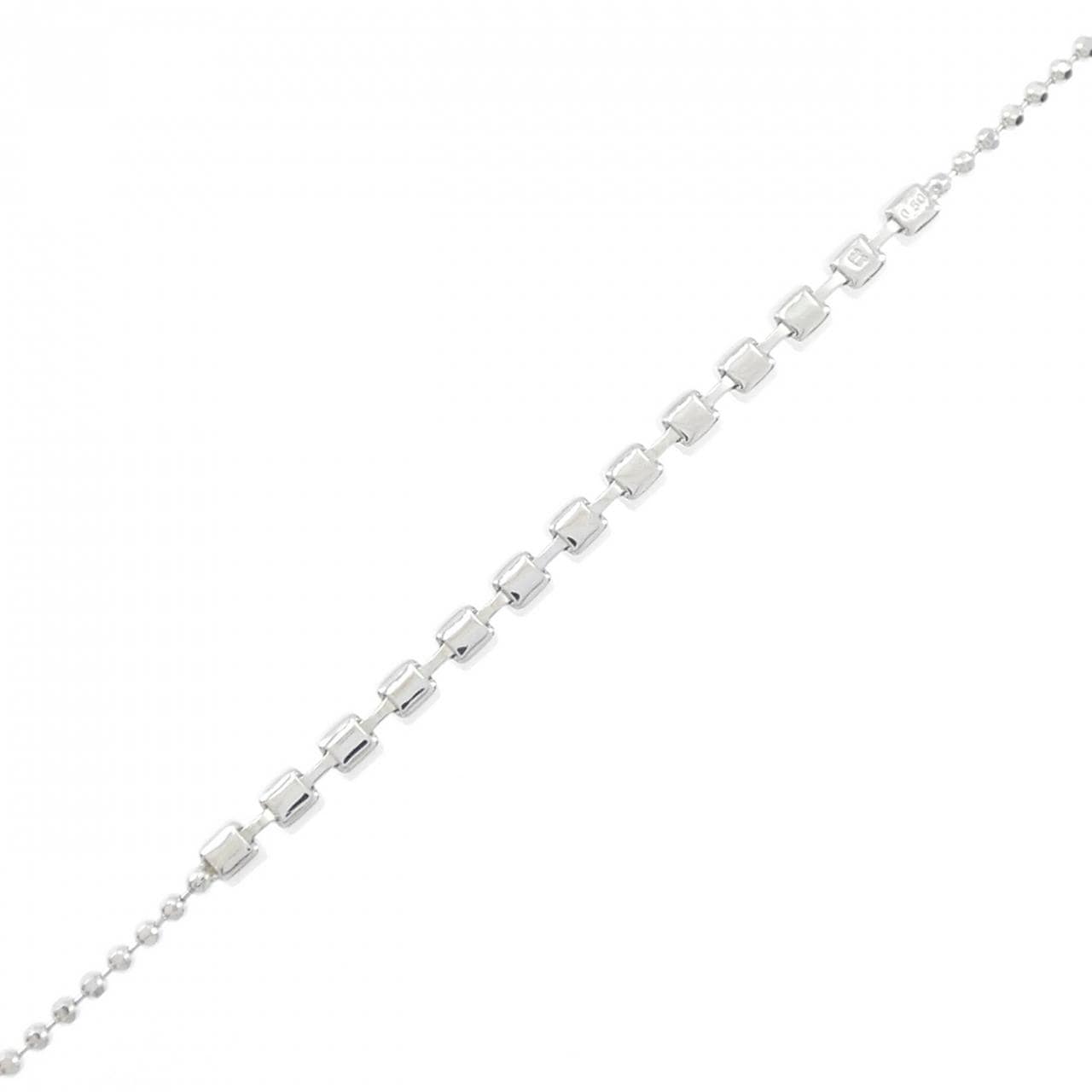 K18WG钻石手链0.50CT