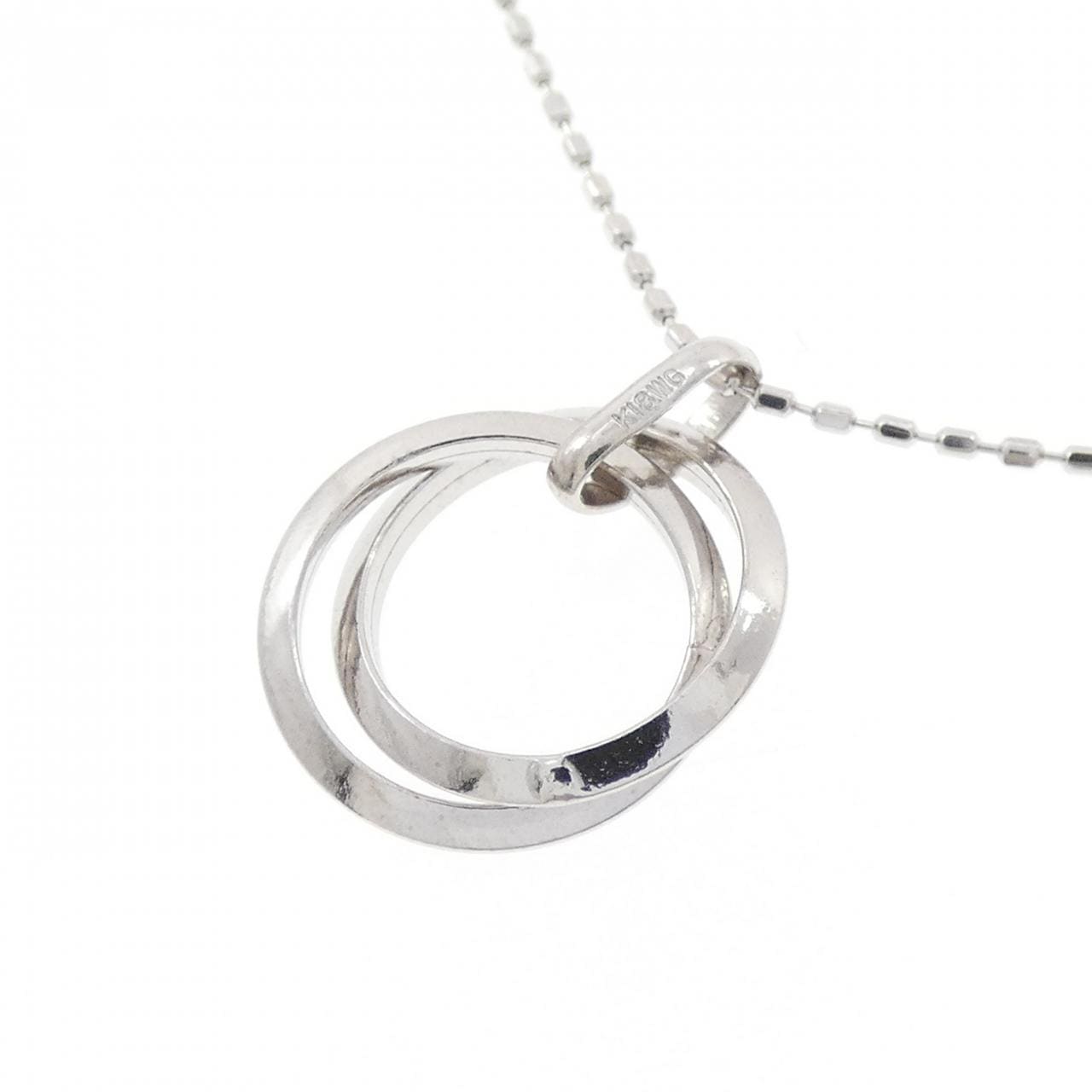 K18WG ネックレス