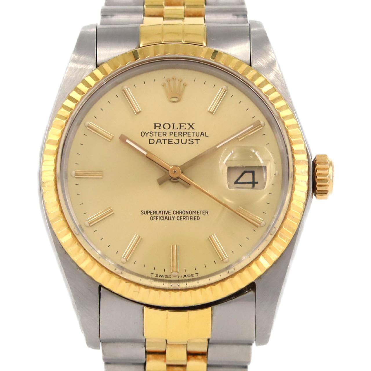 ロレックス デイトジャスト 16013 SSxYG 自動巻 8番台