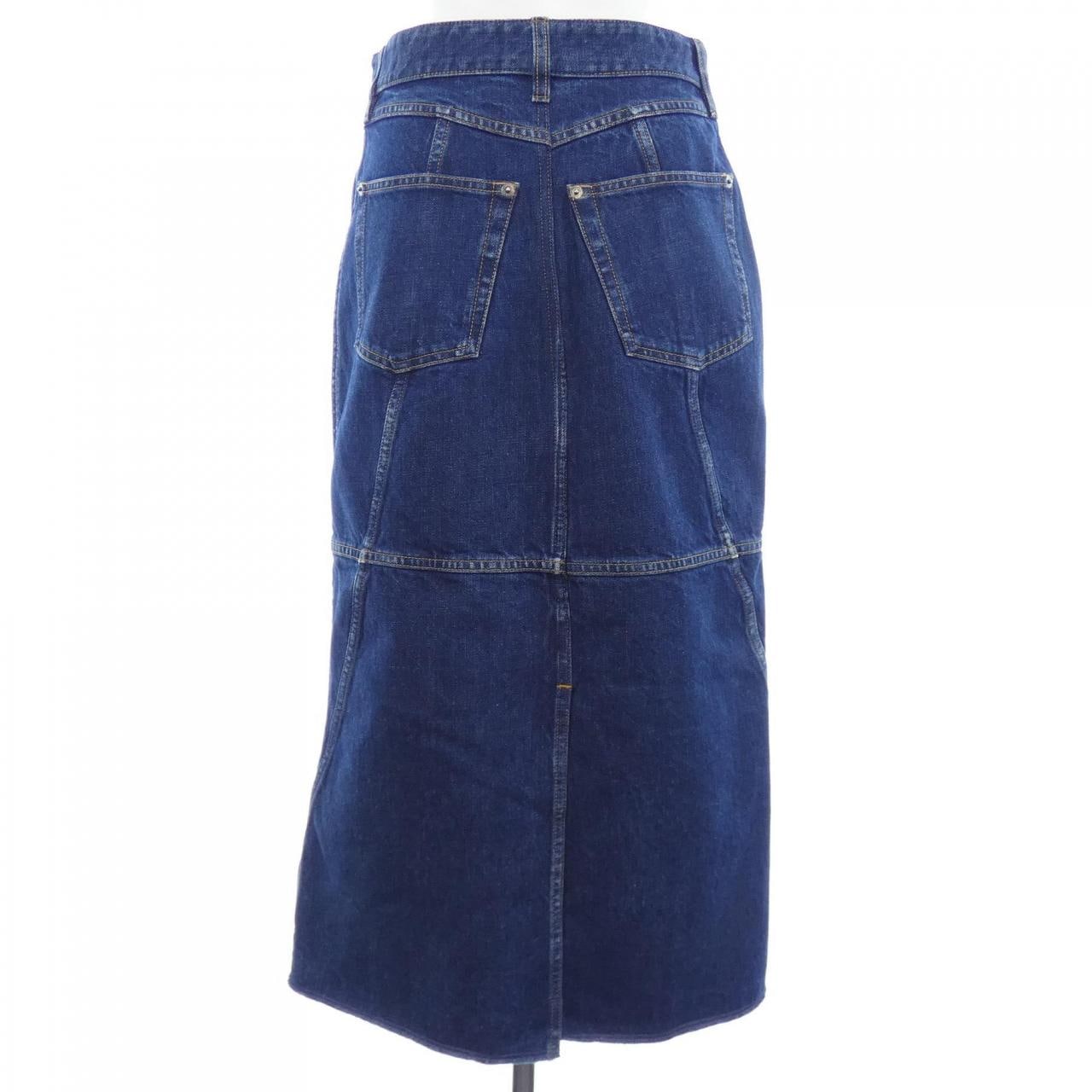 ルイヴィトン LOUIS VUITTON モノグラムパッチロングデニム FMJX99GM1 スカート