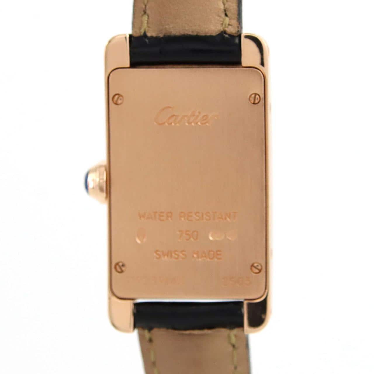 カルティエ タンクアメリカンSM PG W2607456 PG･RG クォーツ