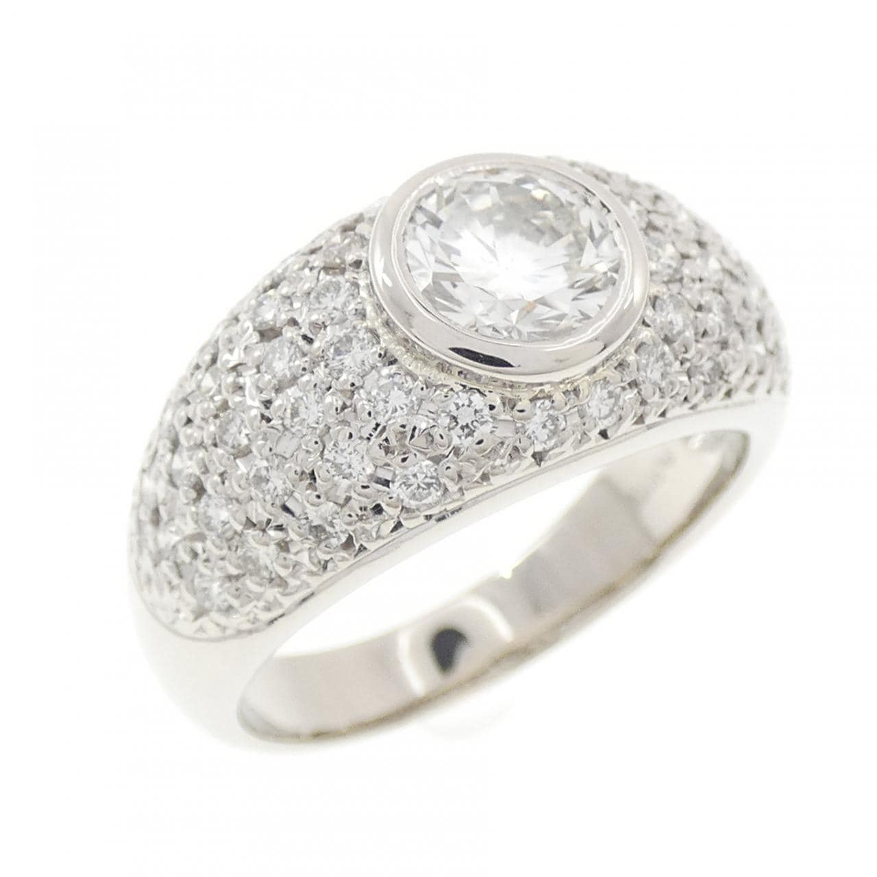 PT900 ダイヤモンド リング 1.07CT