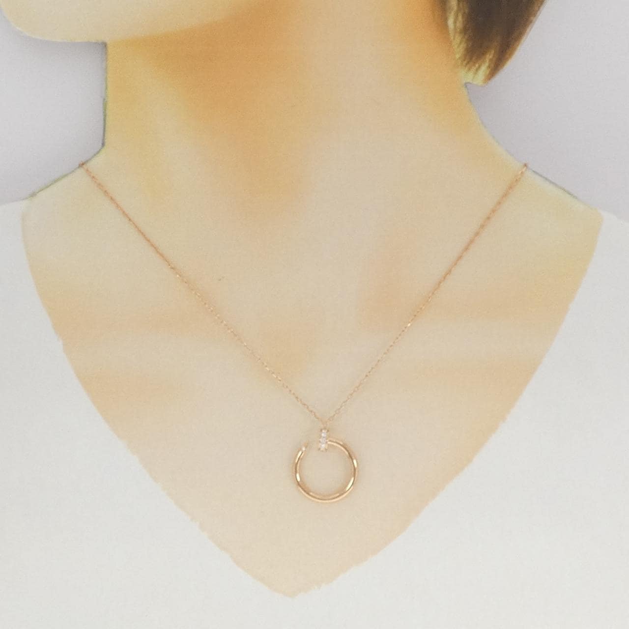 カルティエ ジュスト アン クル ネックレス