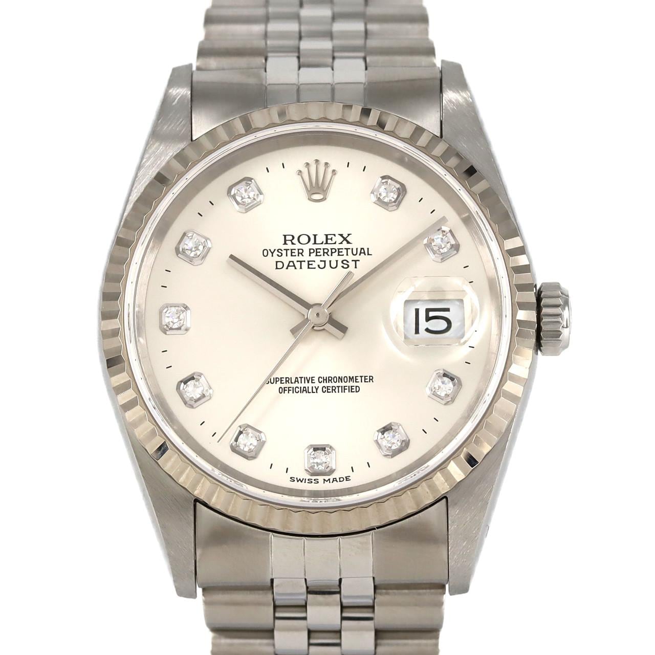 ROLEX Datejust 16234G SSxWG自動上弦P 編號