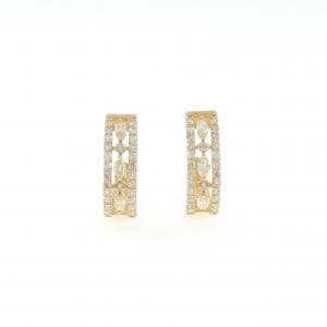 [BRAND NEW] K18YG Diamond earrings 0.54CT