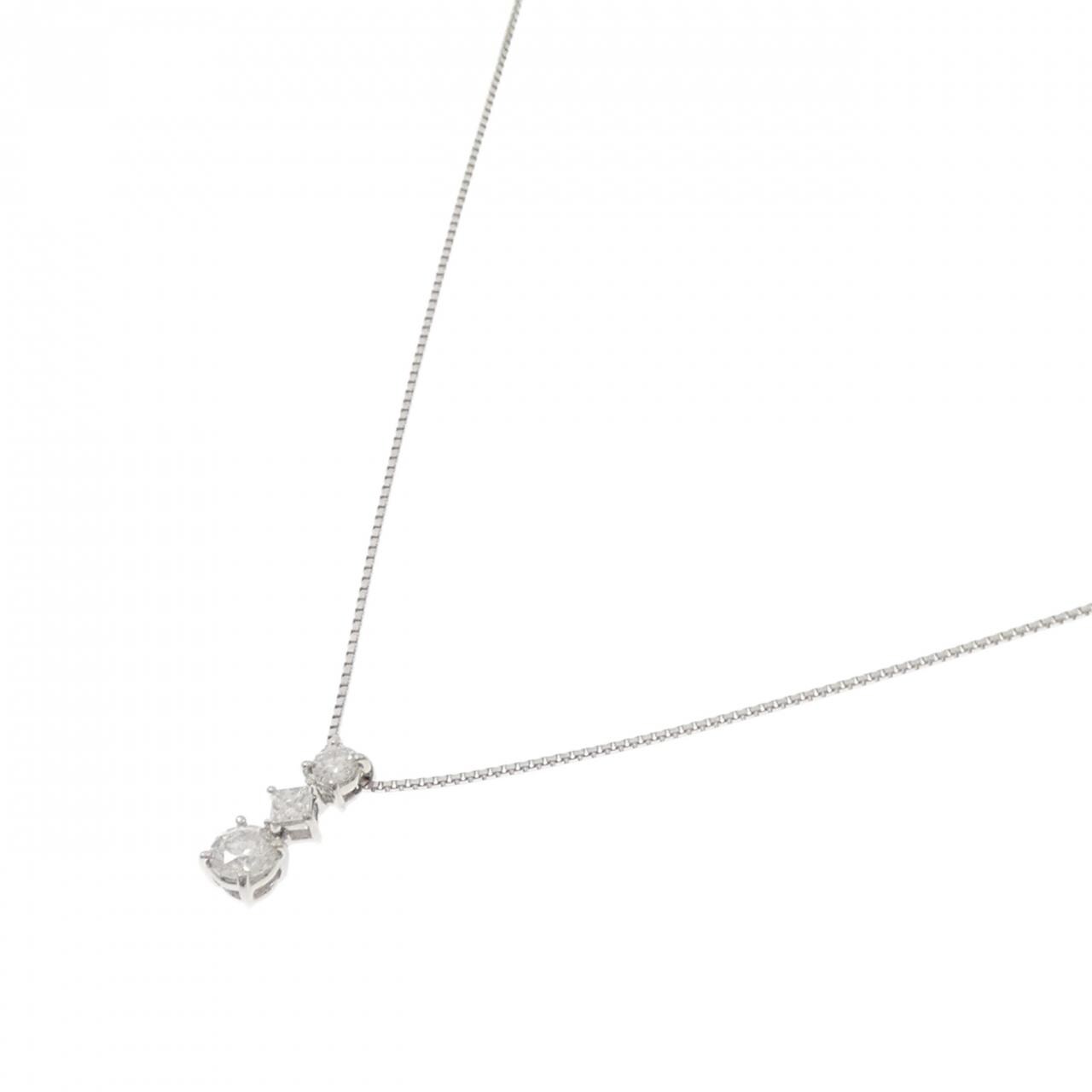 PT900/PT850 ダイヤモンド ネックレス 0.322CT