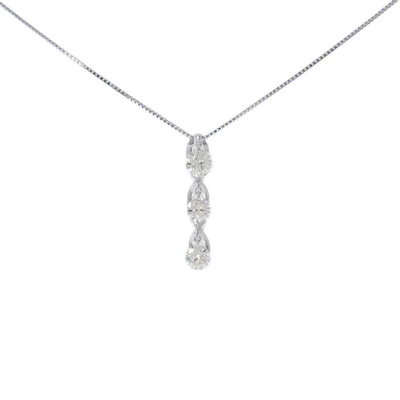 PT900/PT850 ダイヤモンド ネックレス 1.00CT