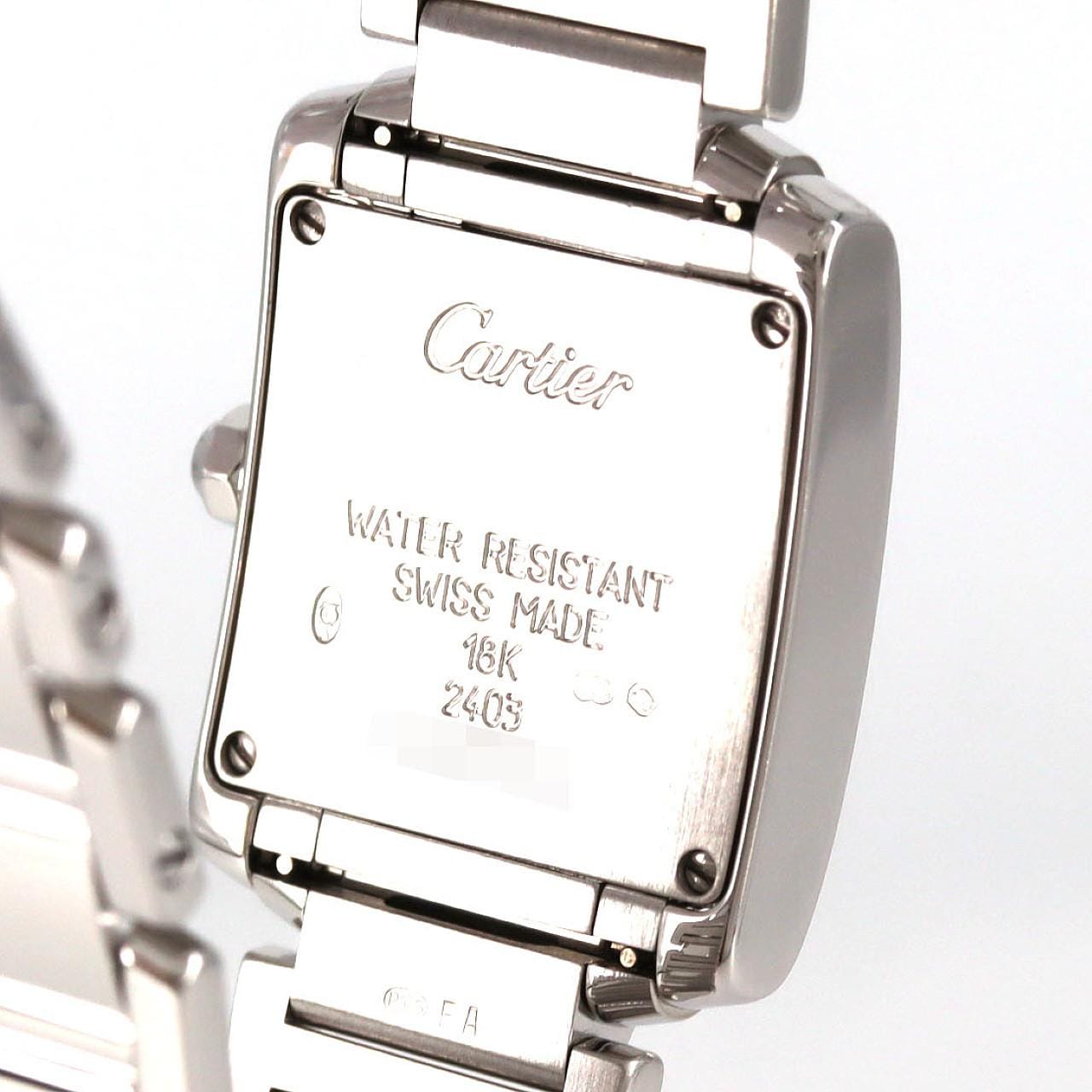 カルティエ タンクフランセーズSM WG/D WE1002S3 WG クォーツ