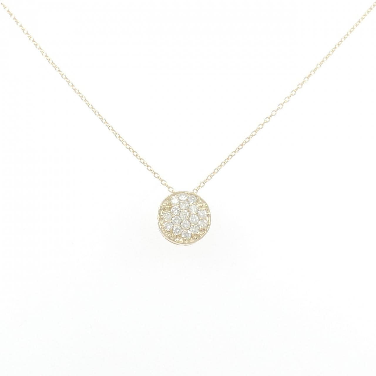 【リメイク】K10YG ダイヤモンド ネックレス 0.20CT