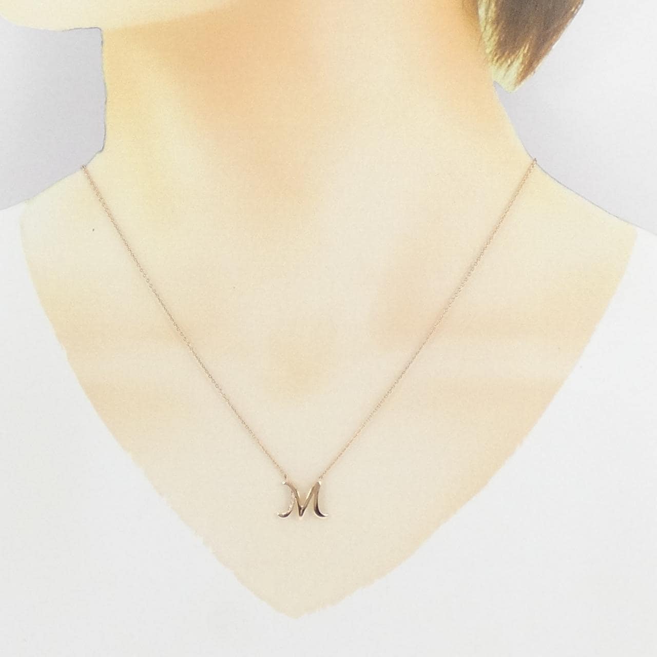 STAR JEWELRY Initial Diamond Necklace 0.01CT