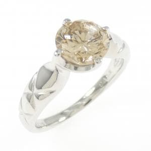 K18WG ダイヤモンド リング 1.519CT