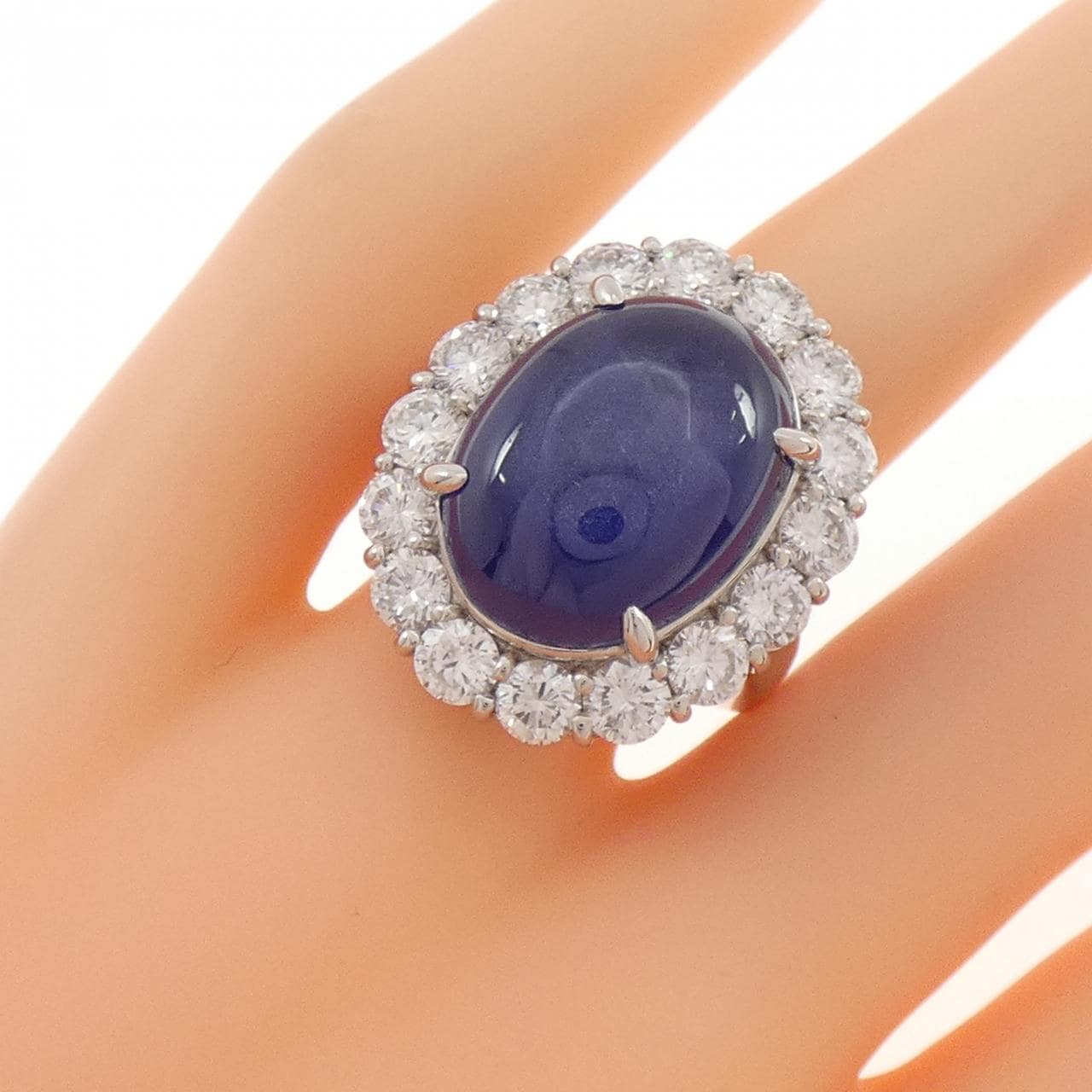 PT900 スターサファイヤ リング 26.850CT スリランカ産