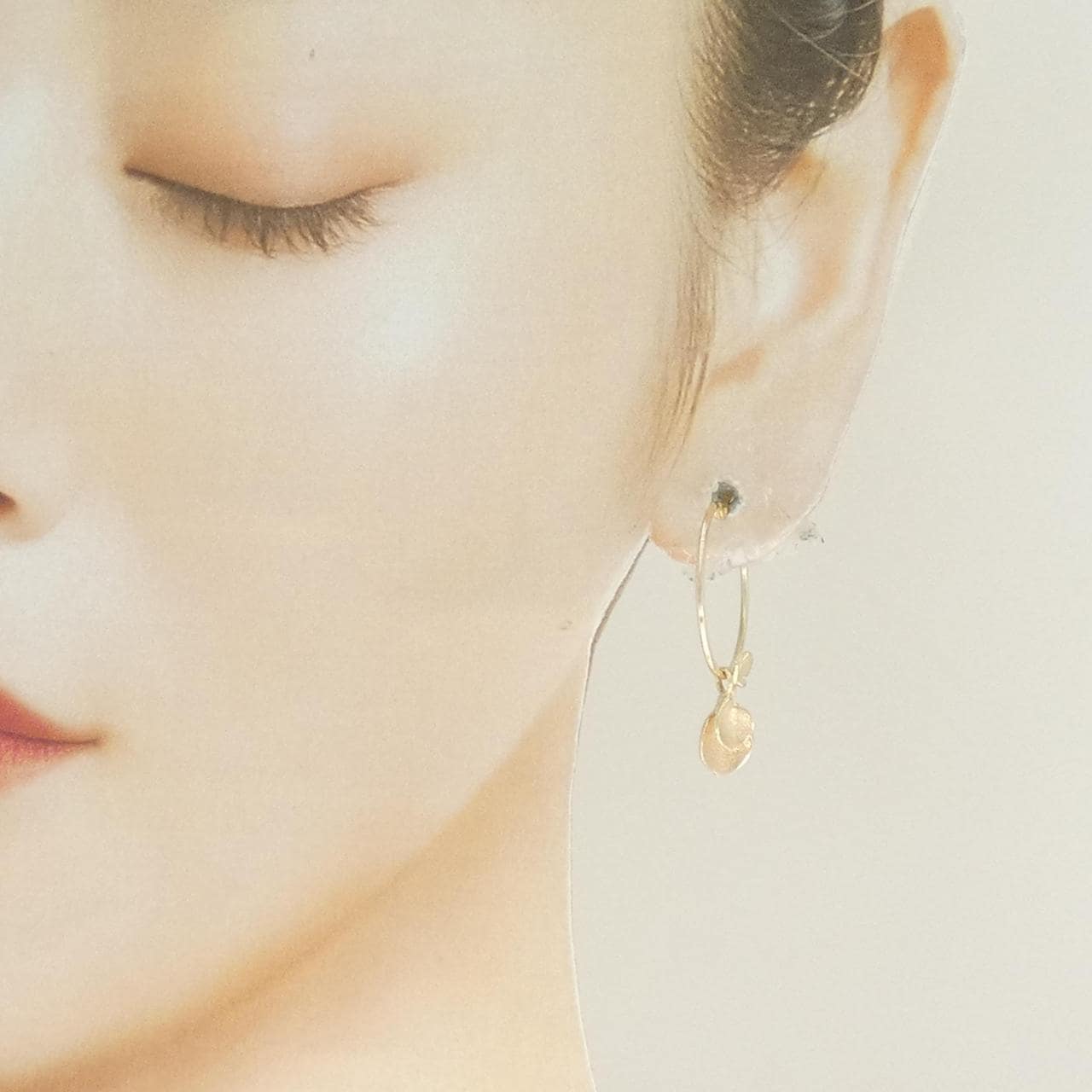 4゜C K10YG ピアス